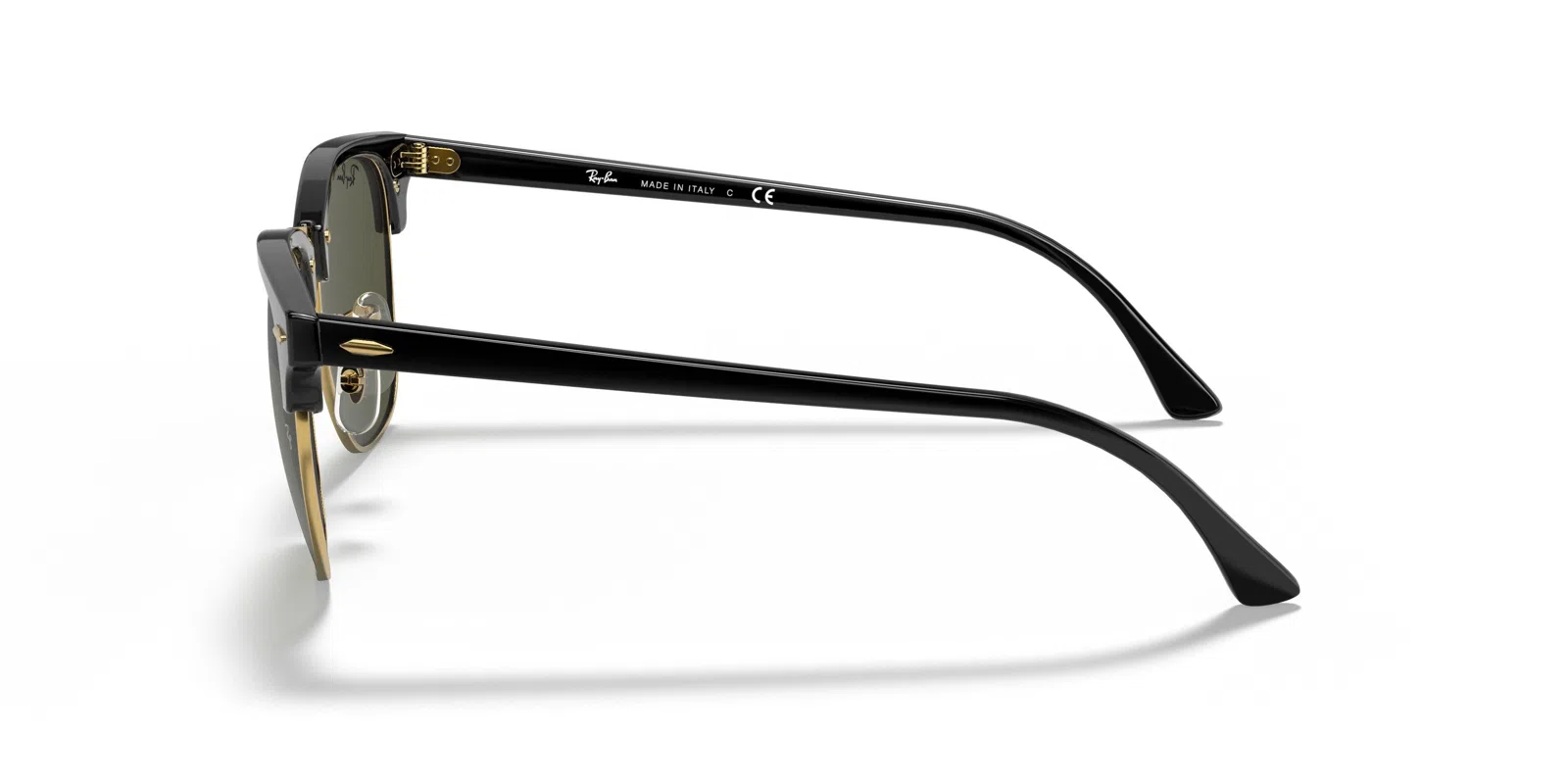 Ray-Ban Clubmaster 0RB3016 Sunglasses - Grey On Black - view 28